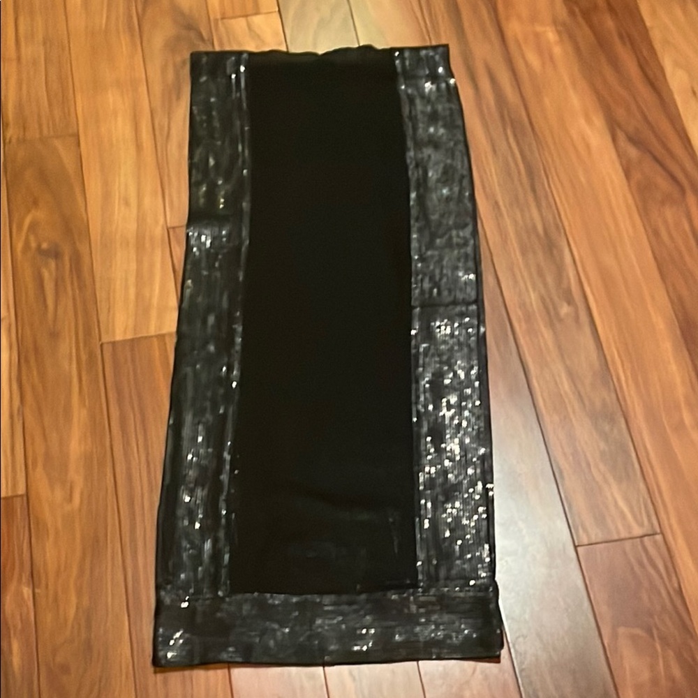 NWT Black Sequined Eileen Fisher Scarf